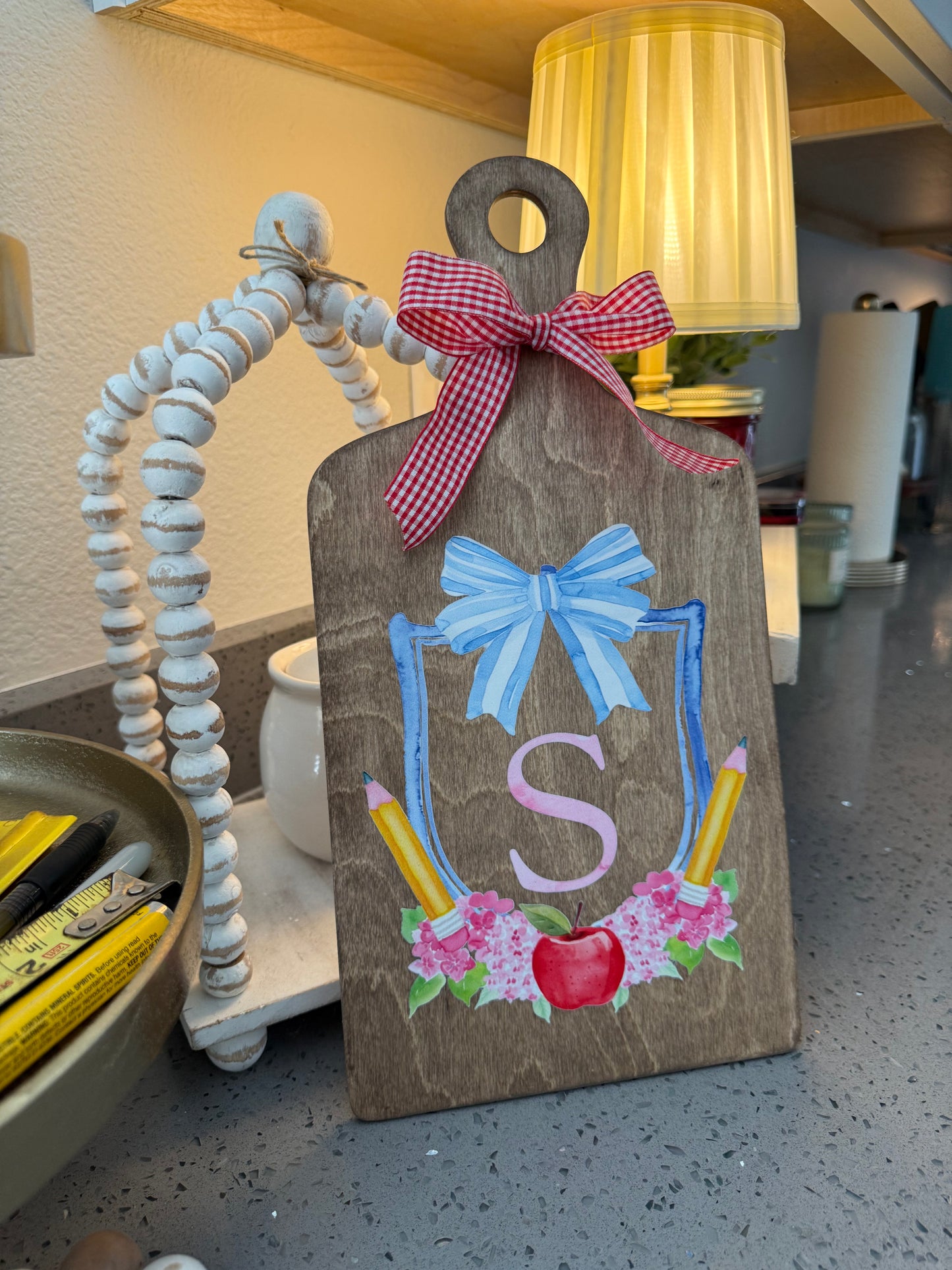 Teacher crest board