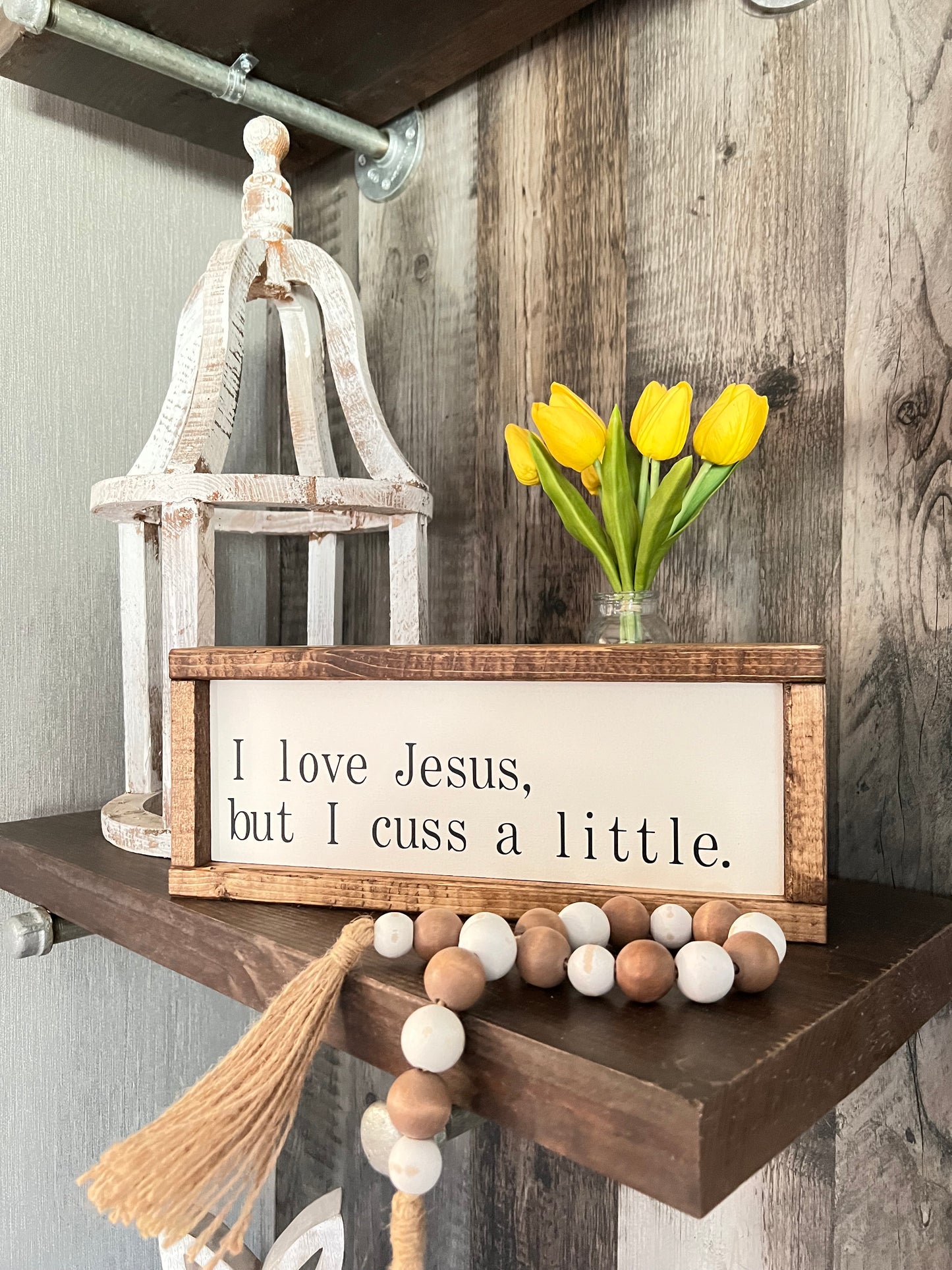 I love Jesus but I cuss a little