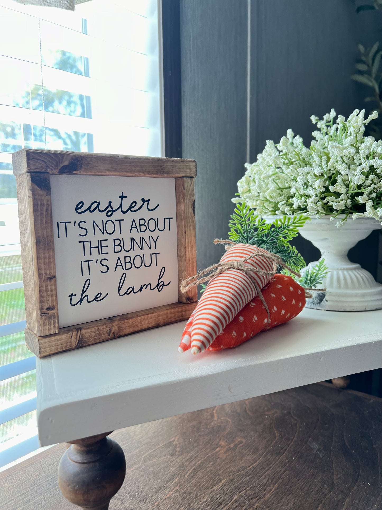 Easter it’s not about the bunny it’s about the lamb