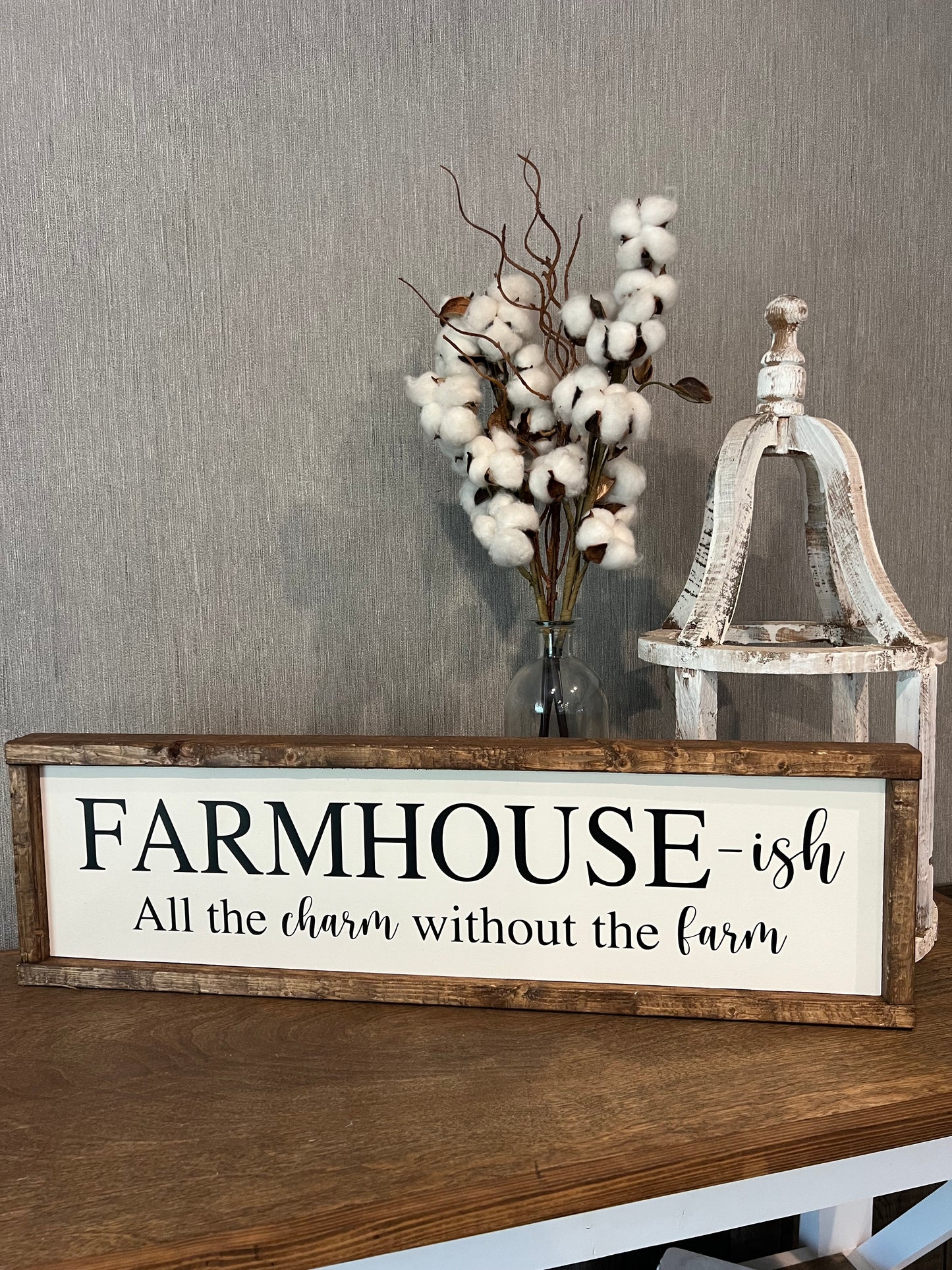 Farmhouse-ish - a lot of charm without the farm