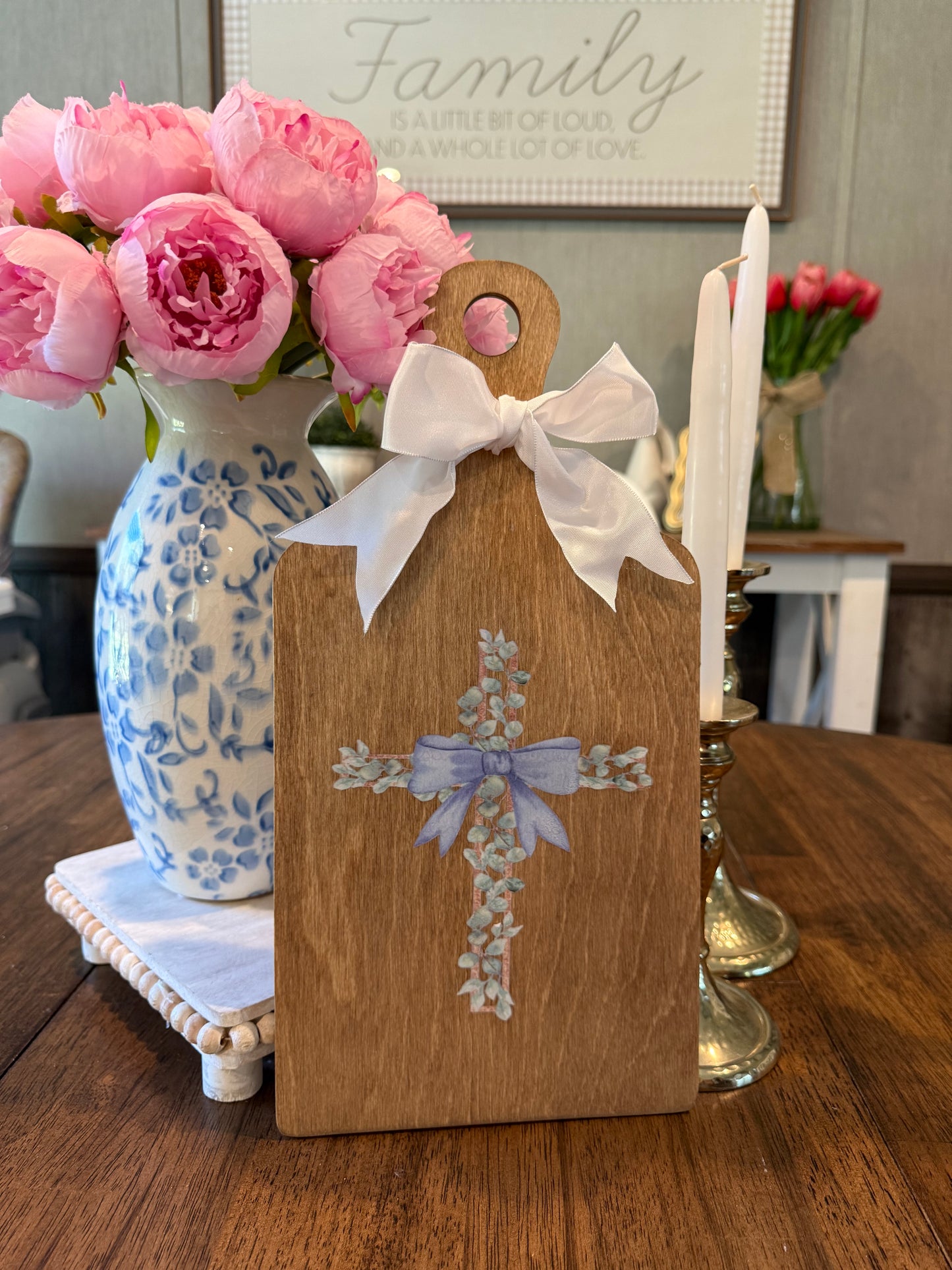 Greenery cross board