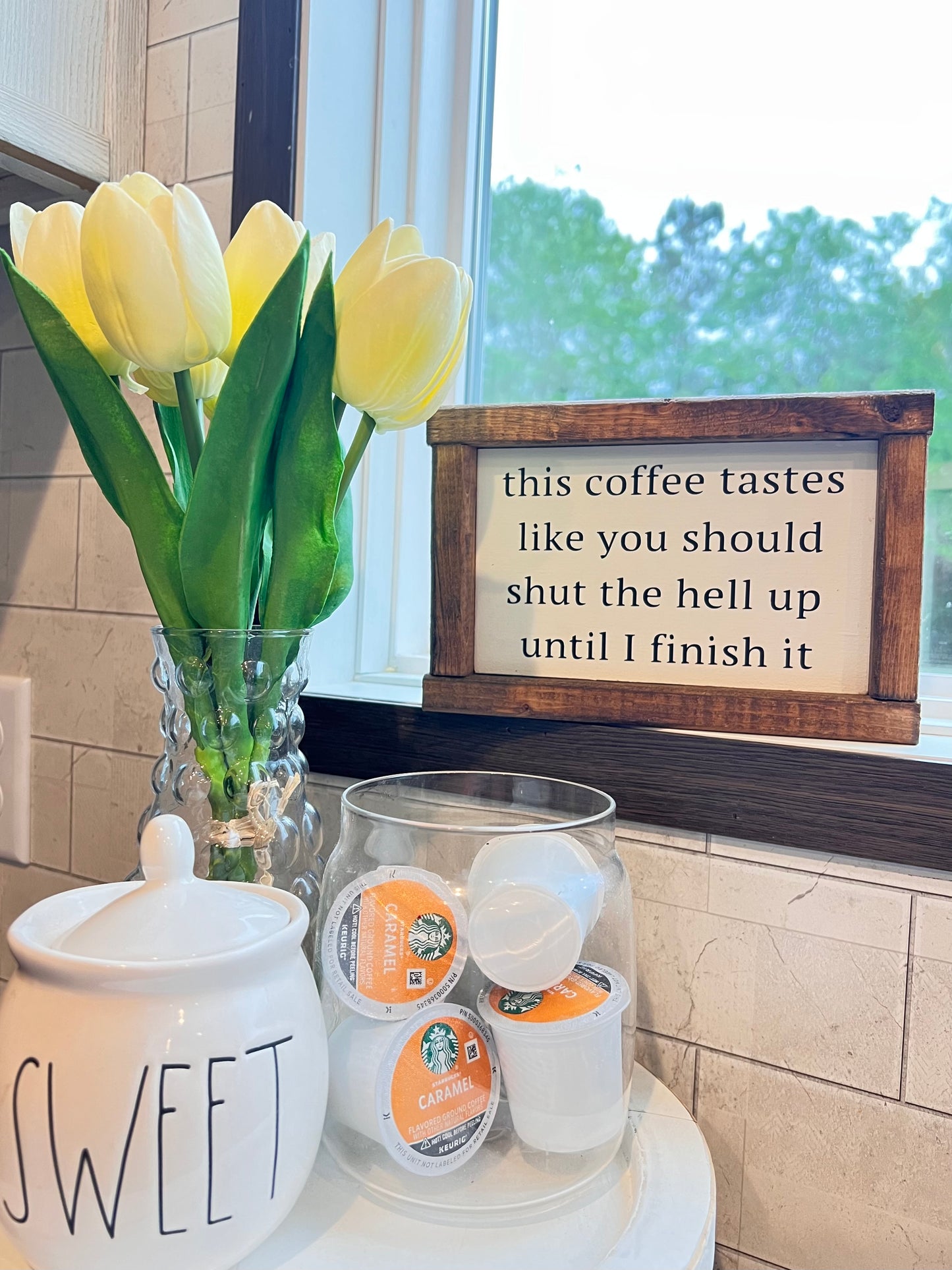 This coffee taste like - coffee signs