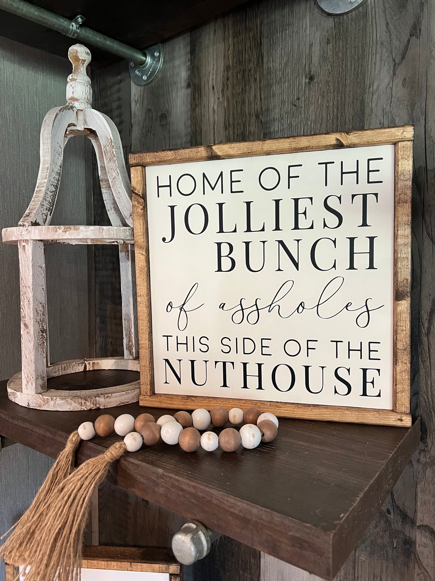 Home of the Jolliest bunch of - Christmas signs