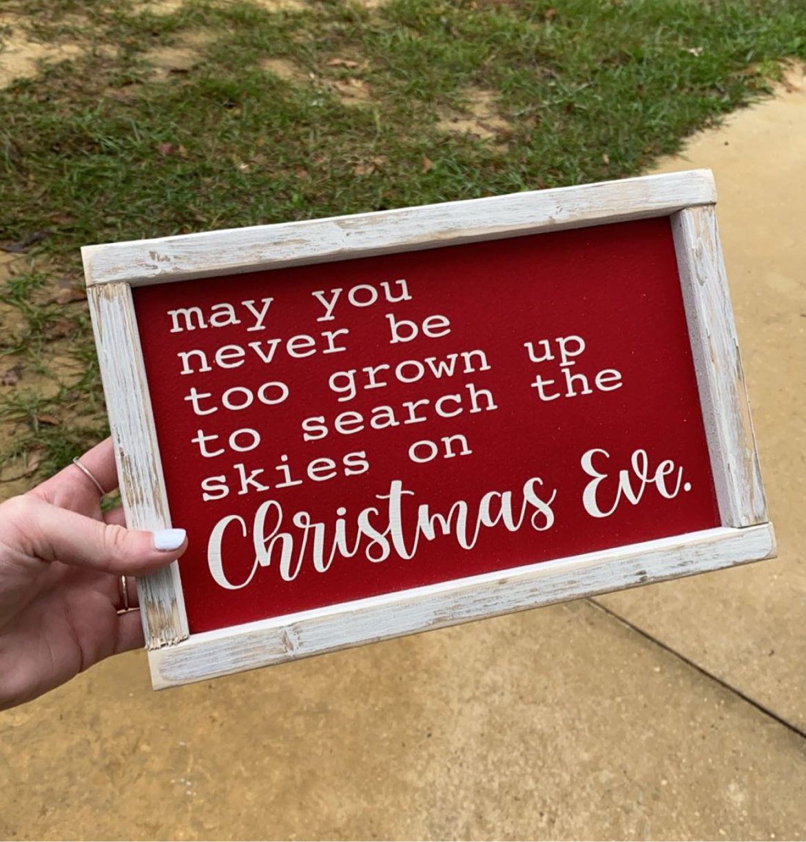 Search the skies - Christmas signs