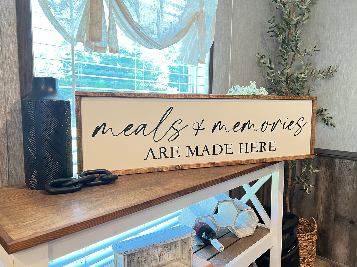 Meals and memories are made here - dining room signs - kitchen signs