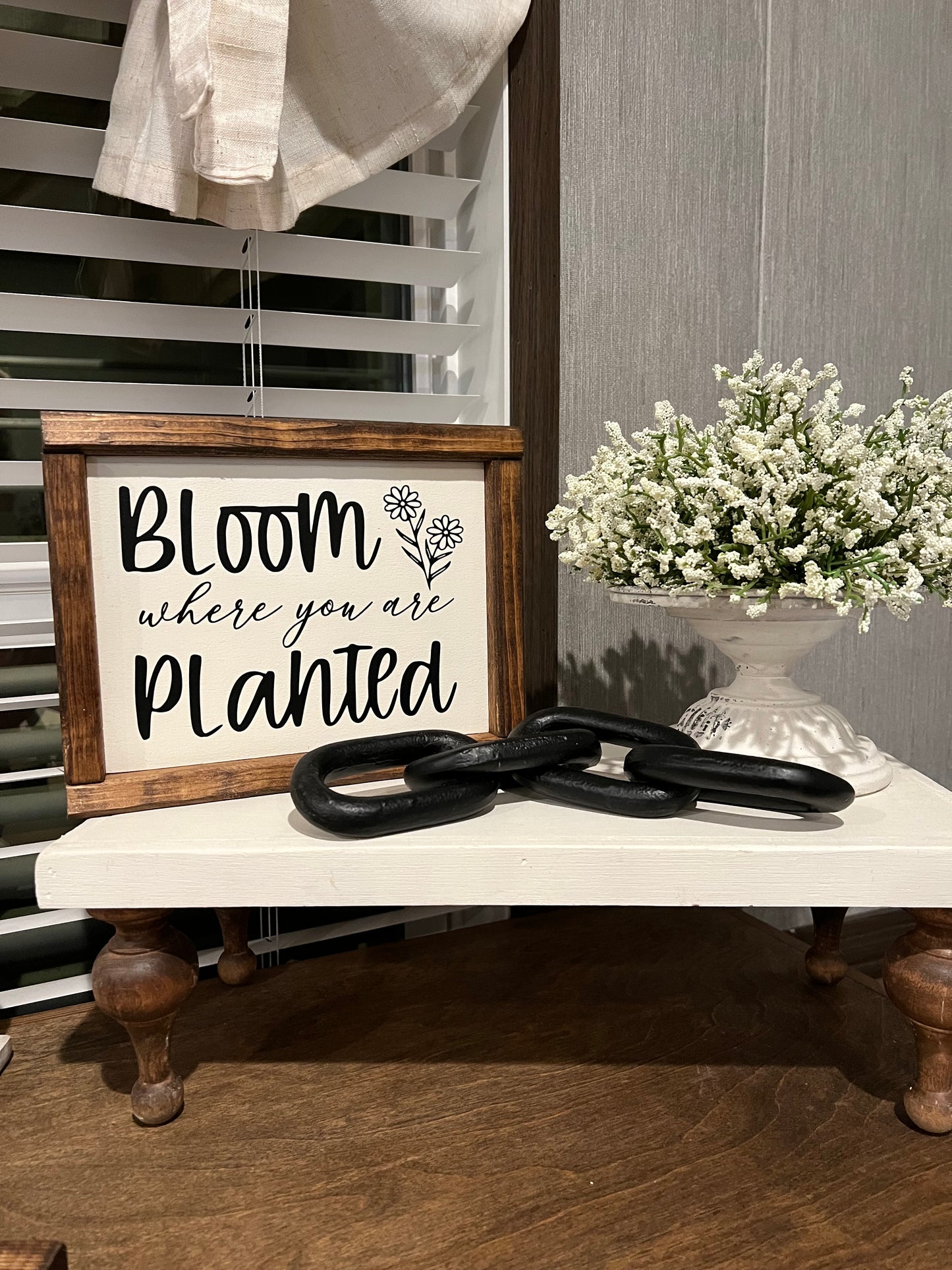 Bloom where you are planted- gardening signs - plant lovers - plant signs