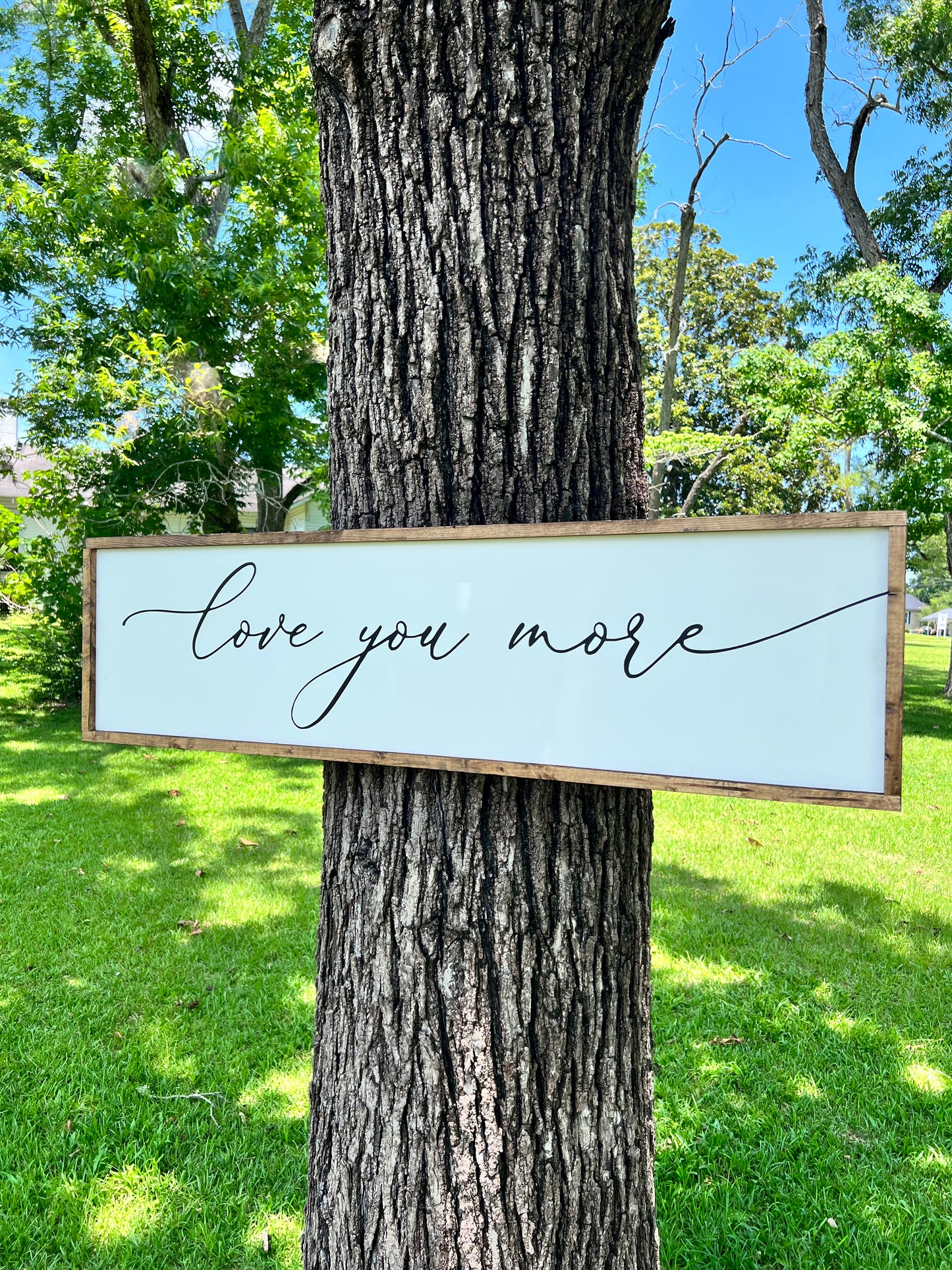 Love you more - over the bed