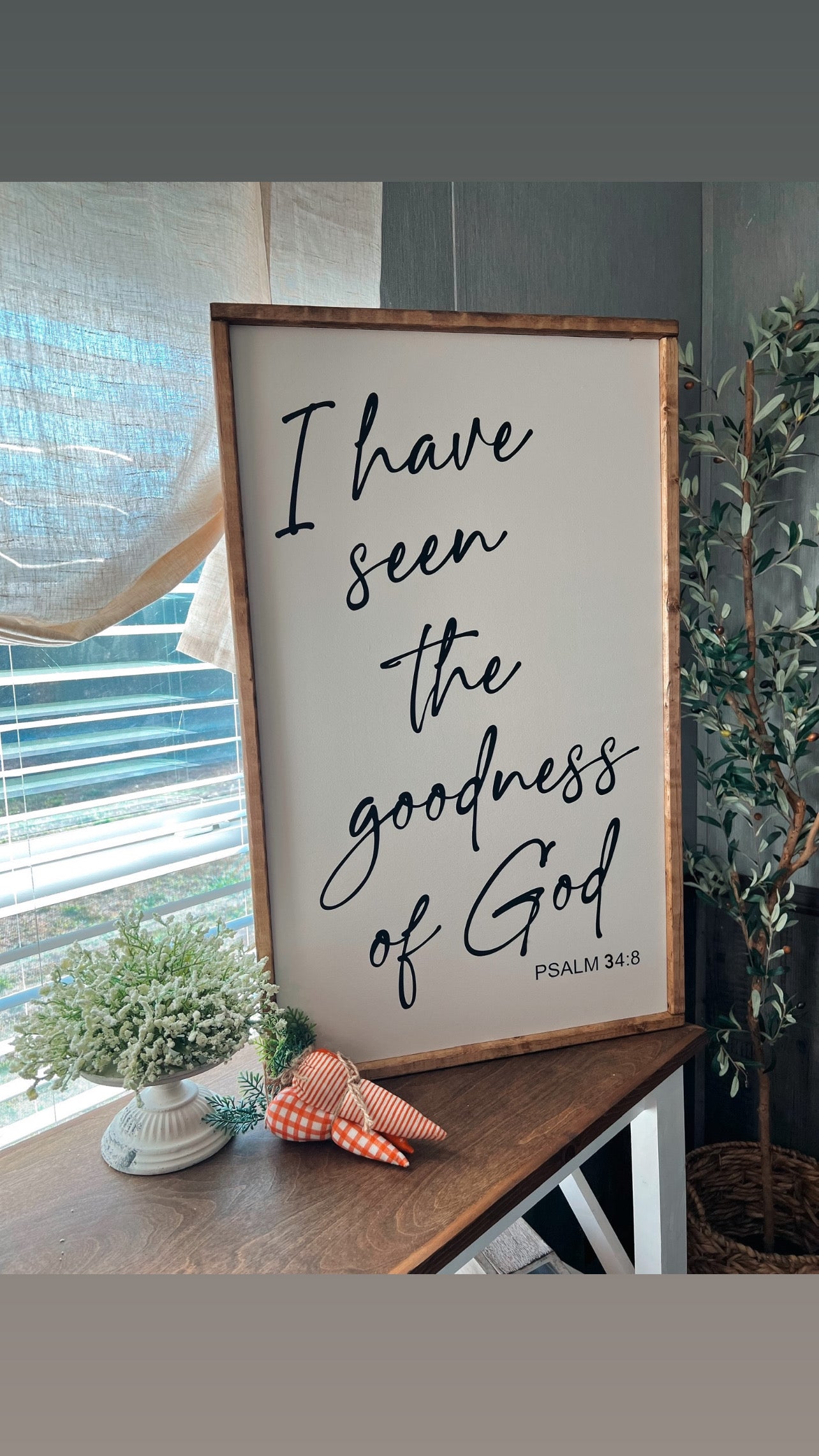 I have seen the goodness of God - god signs - biblical signs -psalm 34:8