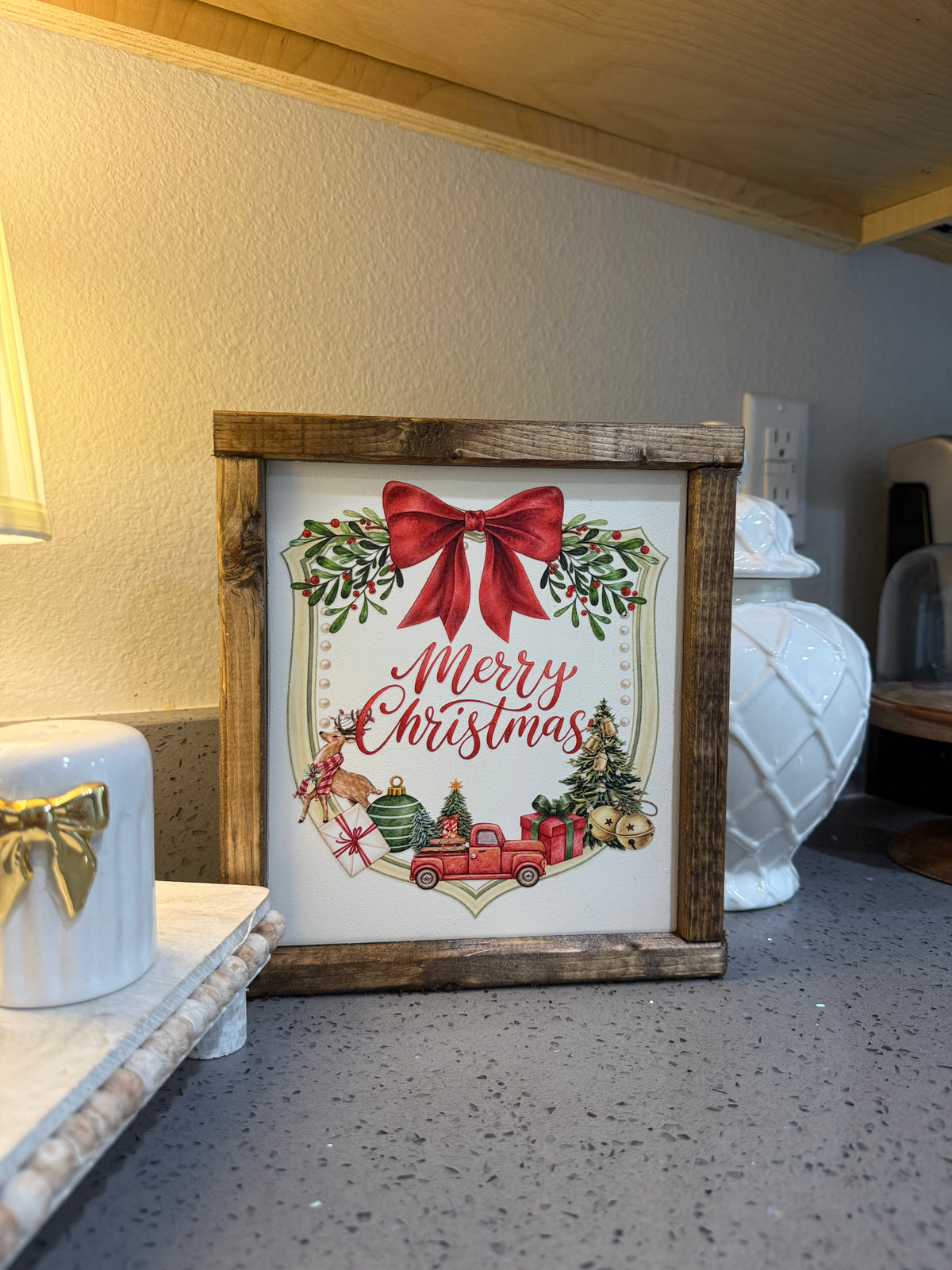 Fall - Christmas reversible sign