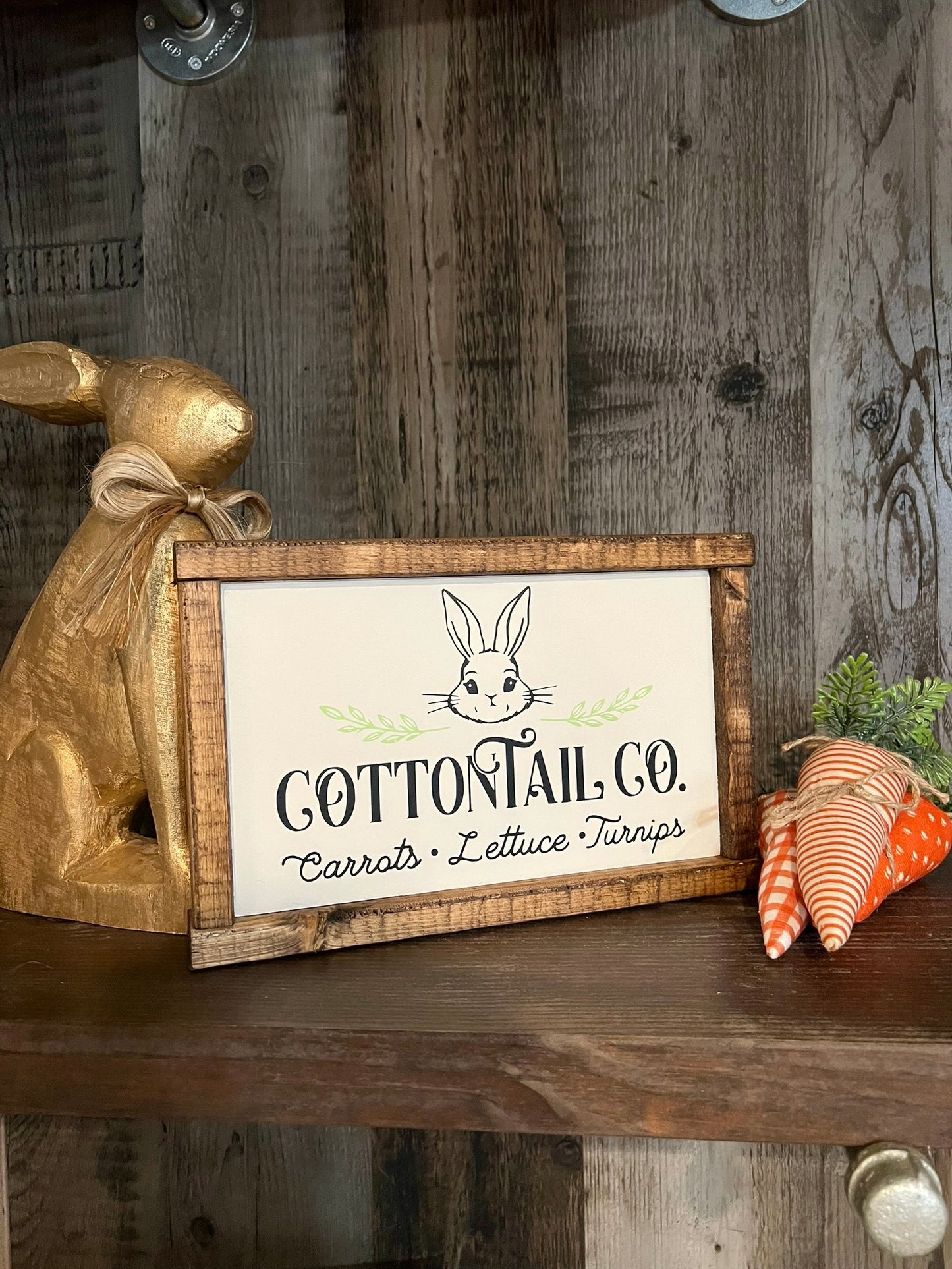 Cottontail Co. - Easter sign
