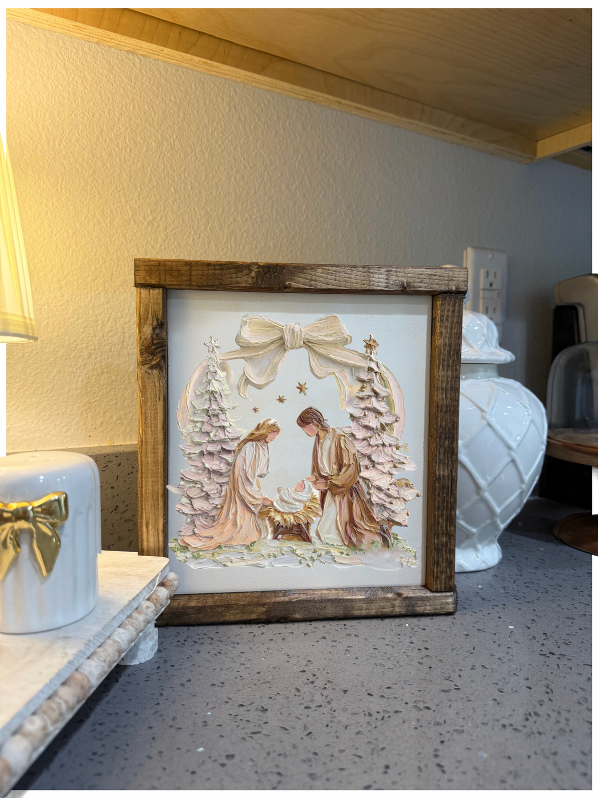 Neutral nativity scene