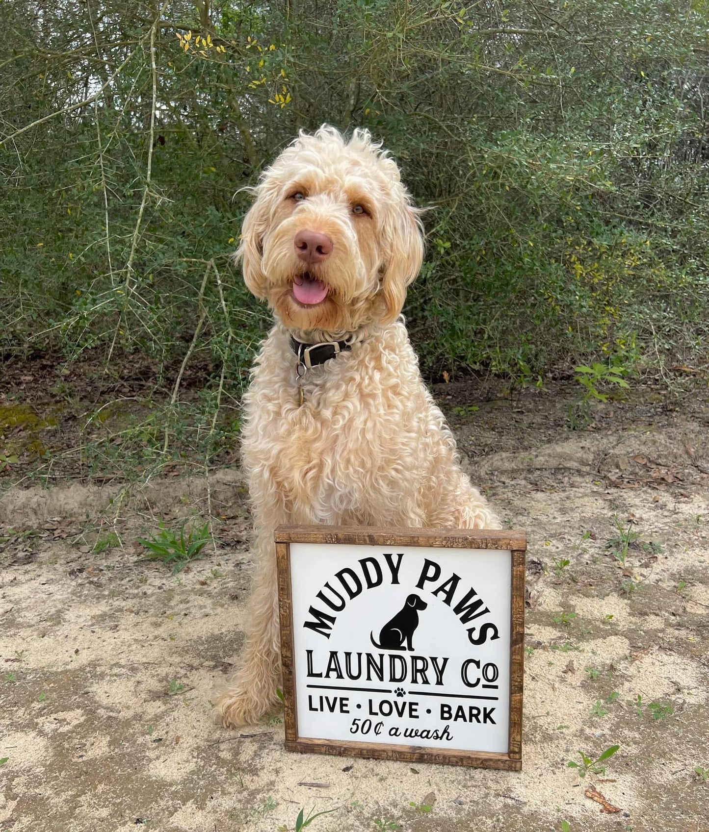 Muddy paws - laundry room signs - dog people