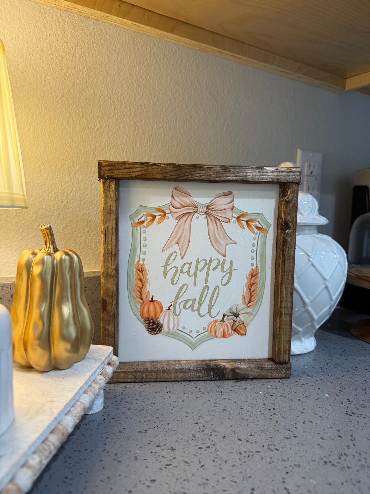 Fall - Christmas reversible sign