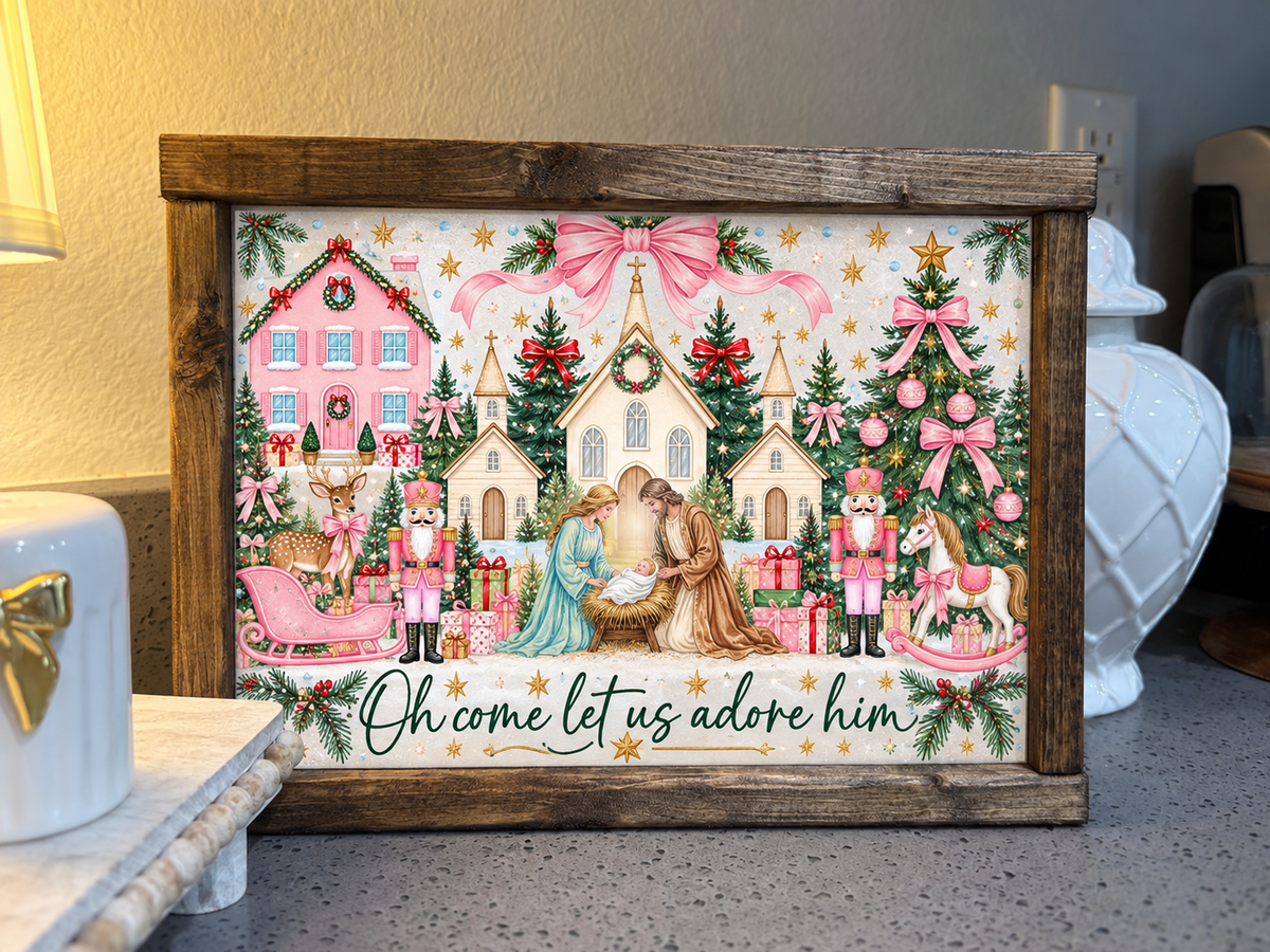 Oh come let us adore him