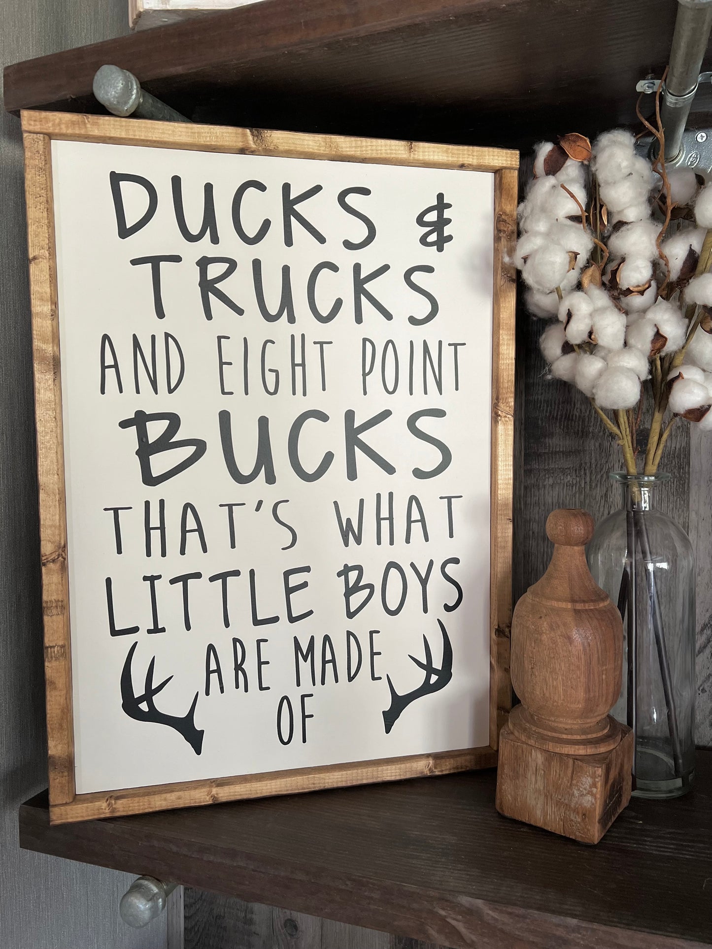 What little boys are made of - Nursery boy sign