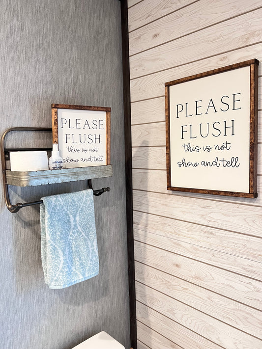 Please flush this is not show and tell