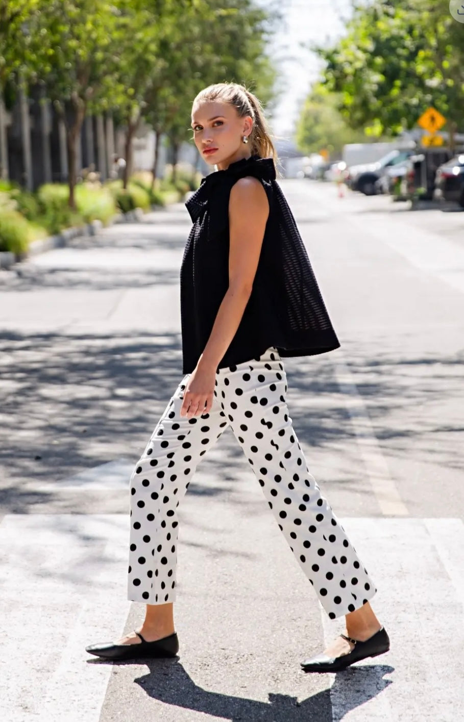 Polka dot pant