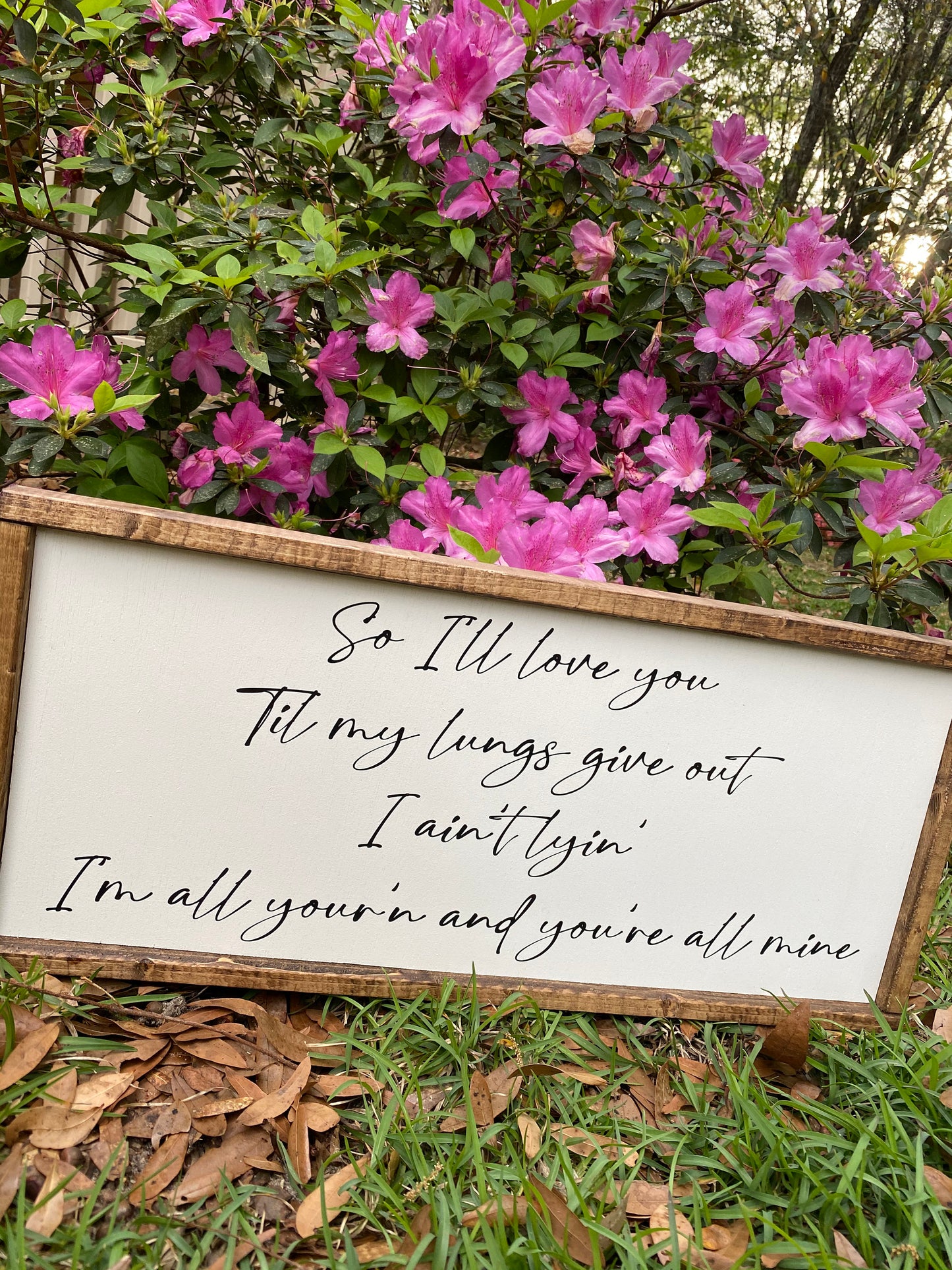 All Your’n Tyler Childers sign